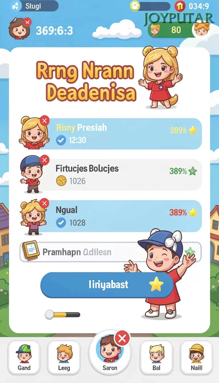 Cuplikan layar menu unduhan joyputar untuk perangkat Android